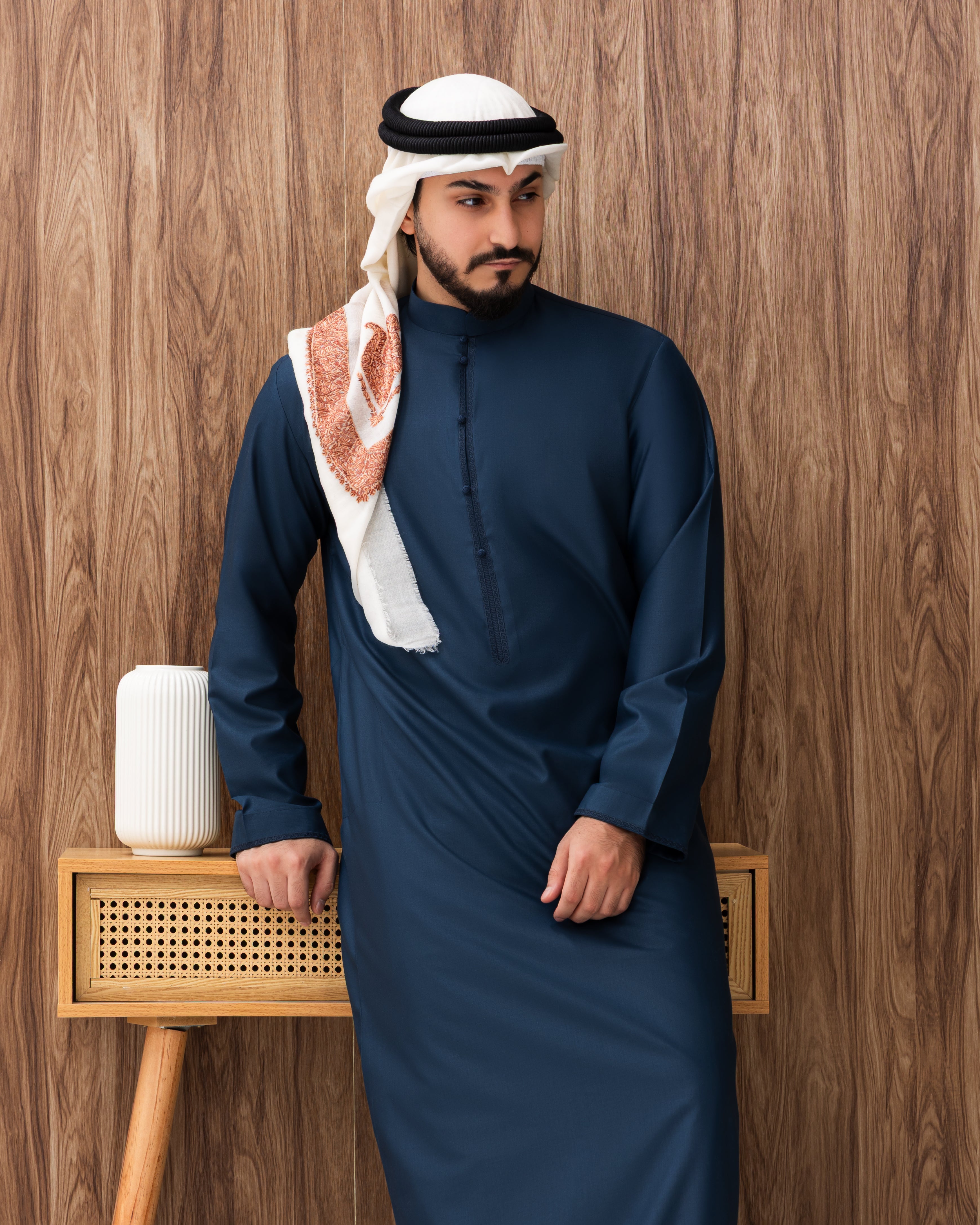 Bahraini  Kandura – Royal Blue