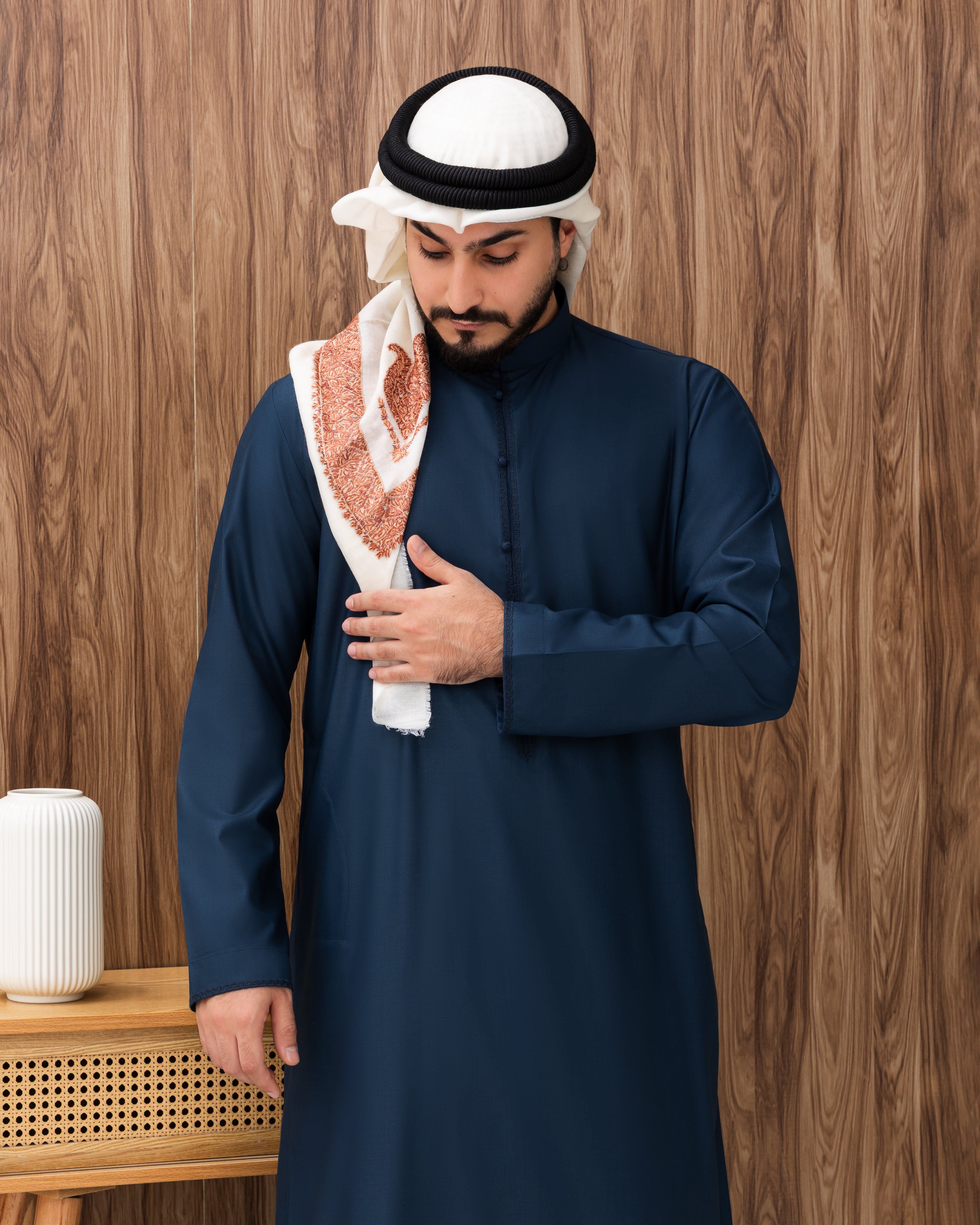 Bahraini  Kandura – Royal Blue