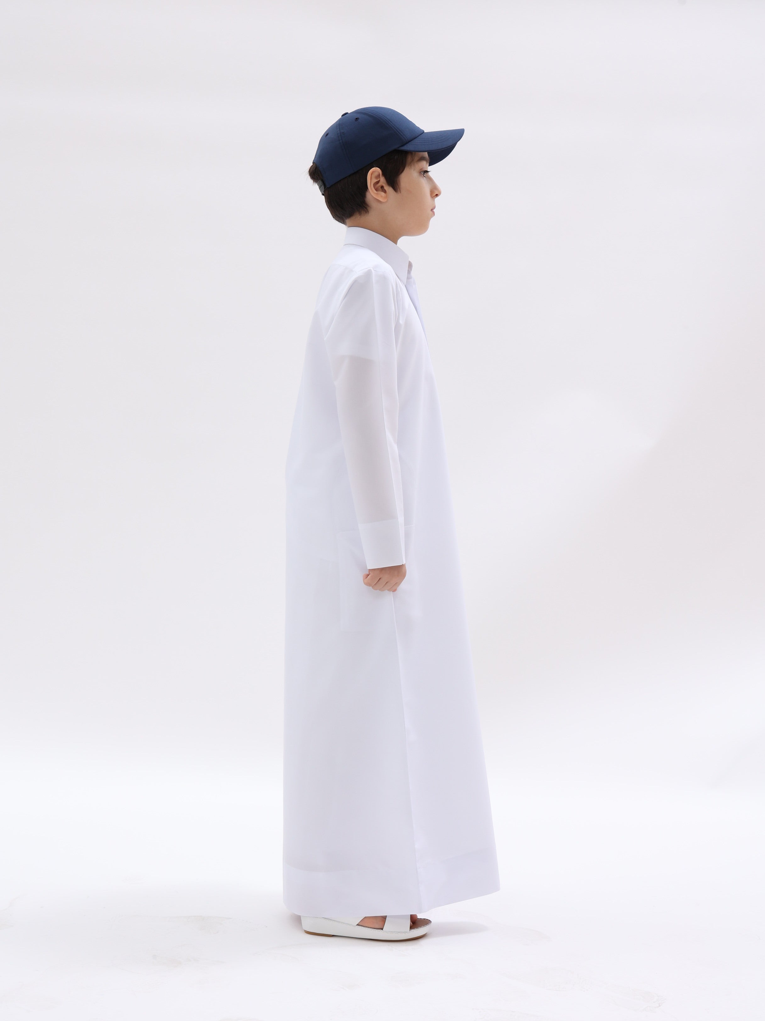 Qatari  Kids Kandura – Classic White