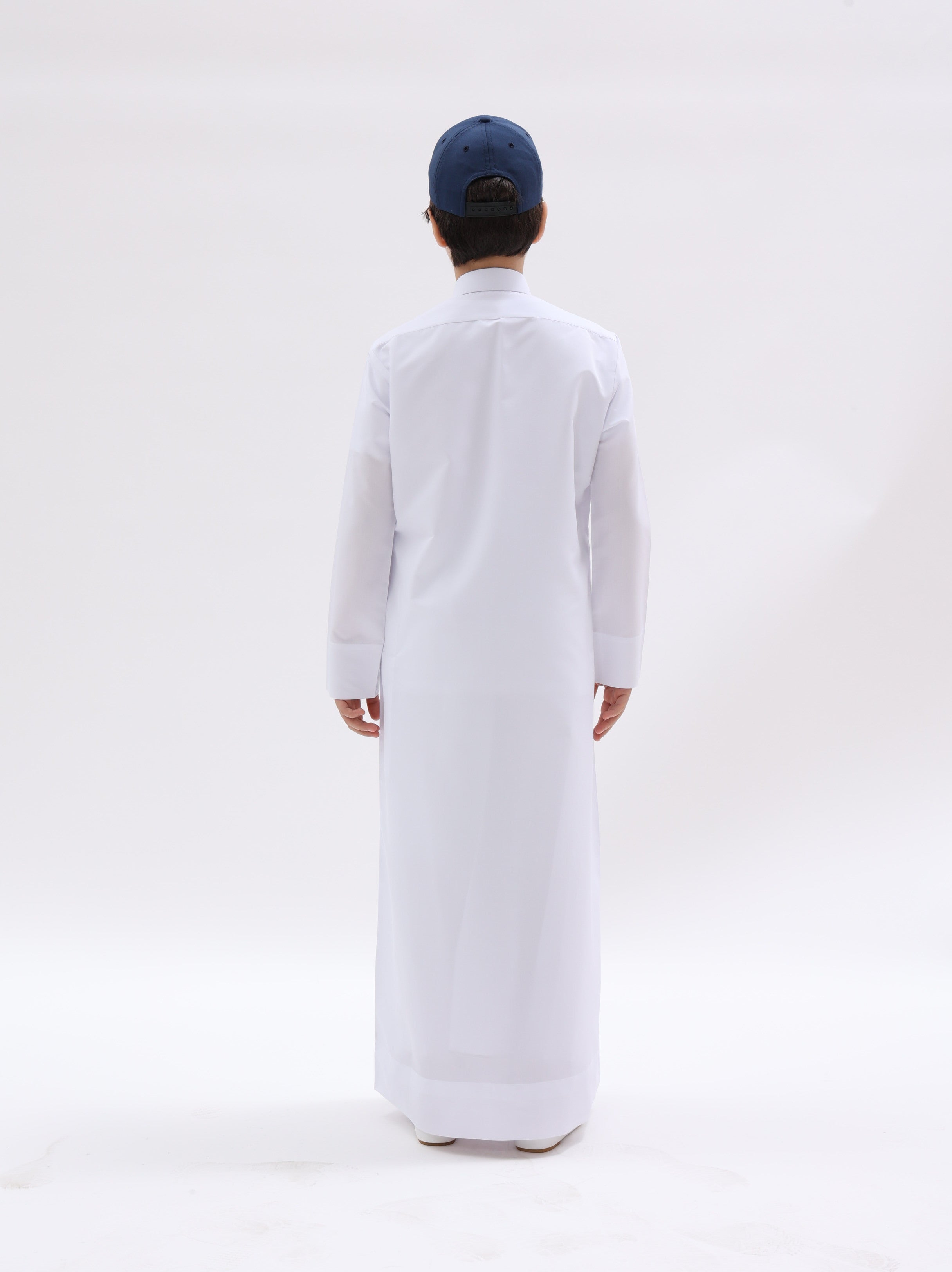 Qatari  Kids Kandura – Classic White