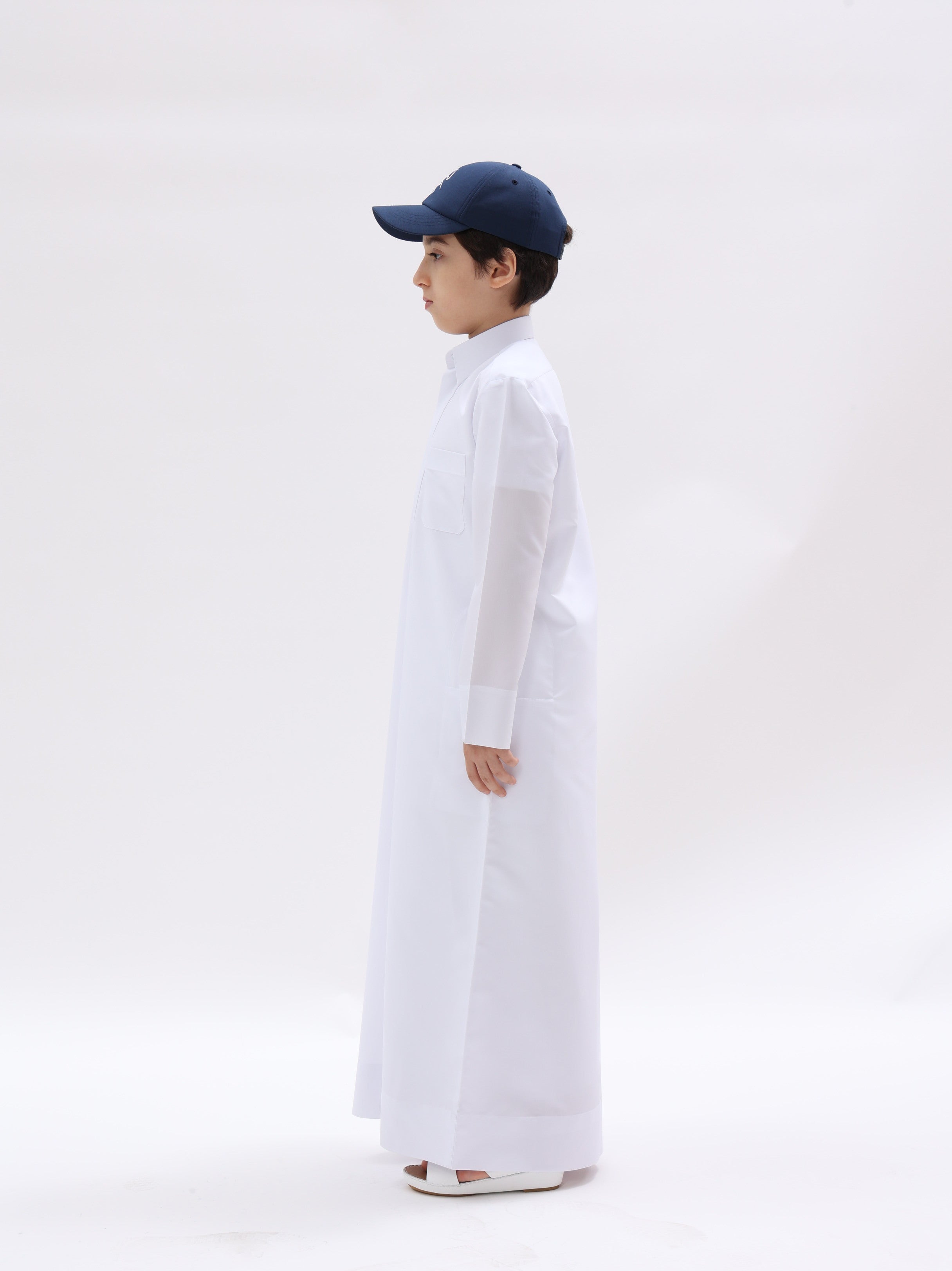 Qatari  Kids Kandura – Classic White