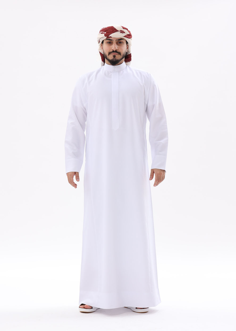 Saudi Style Kandura – Classic White