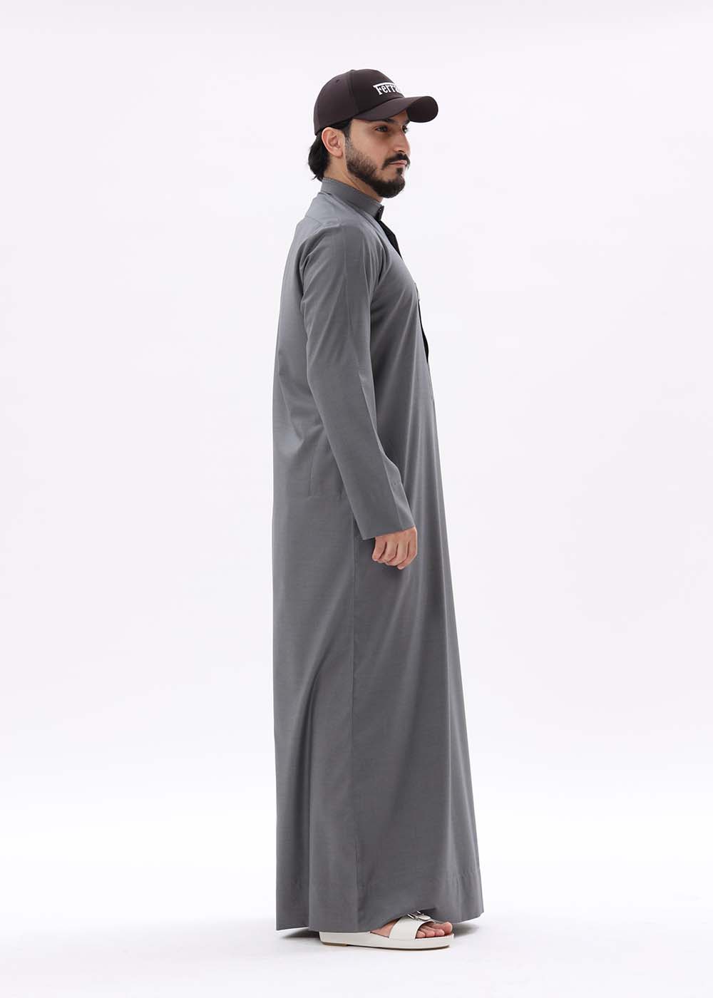 Kuwaiti  Kandura – Gloss Dark Grey
