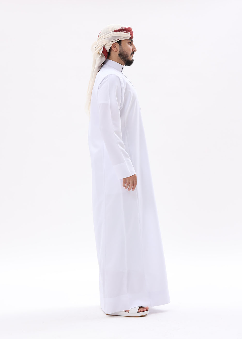 Saudi Style Kandura – Classic White