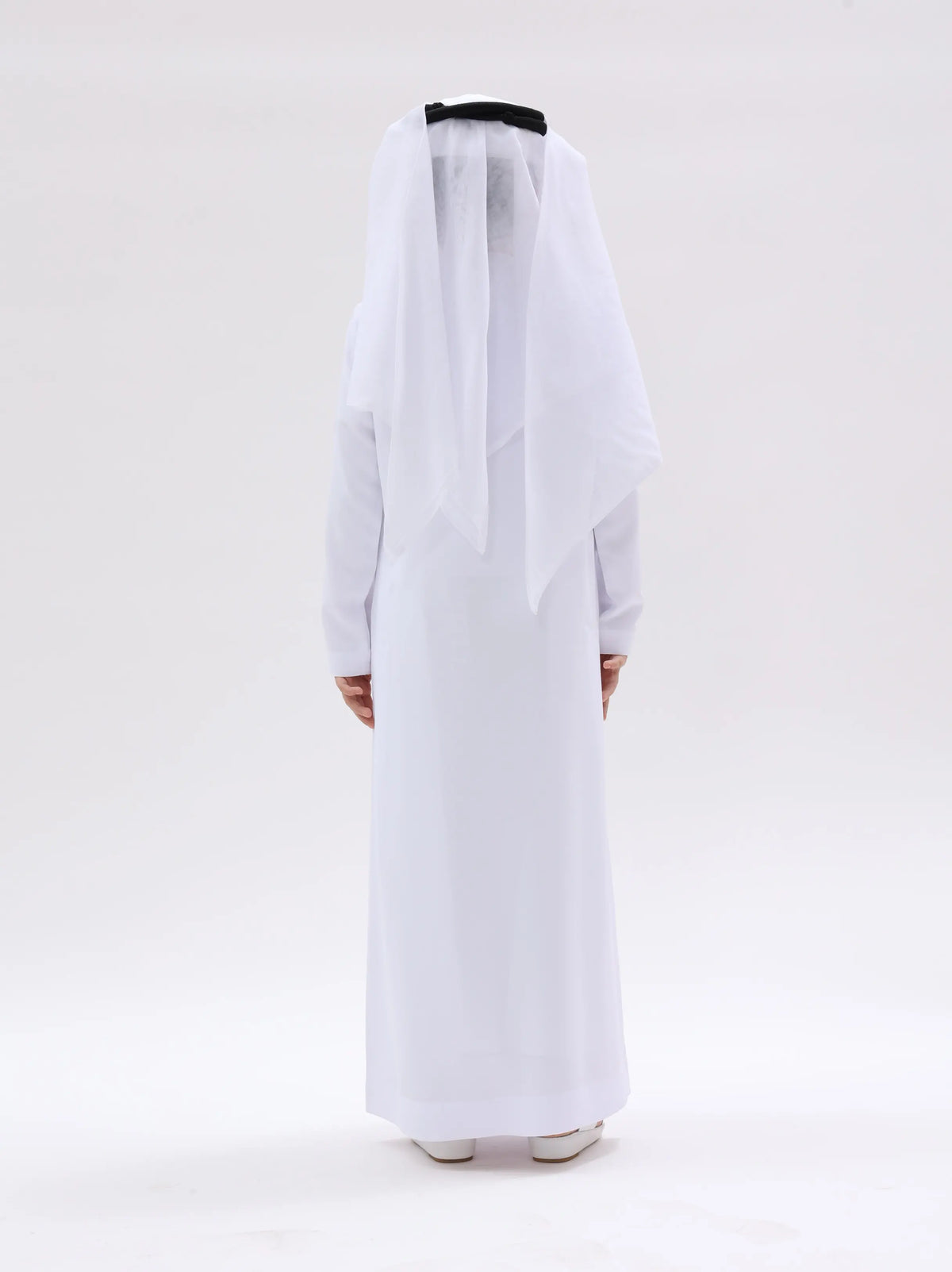 Kids Kuwaiti Style Kandura Classic White