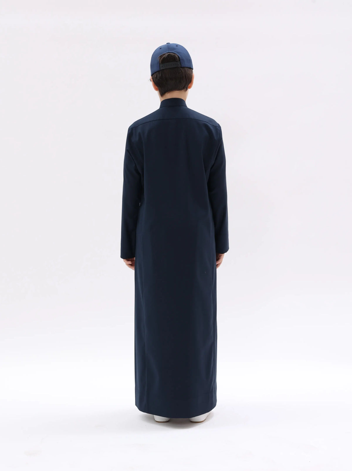 Kids Kuwaiti Style Kandura Navy Blue  