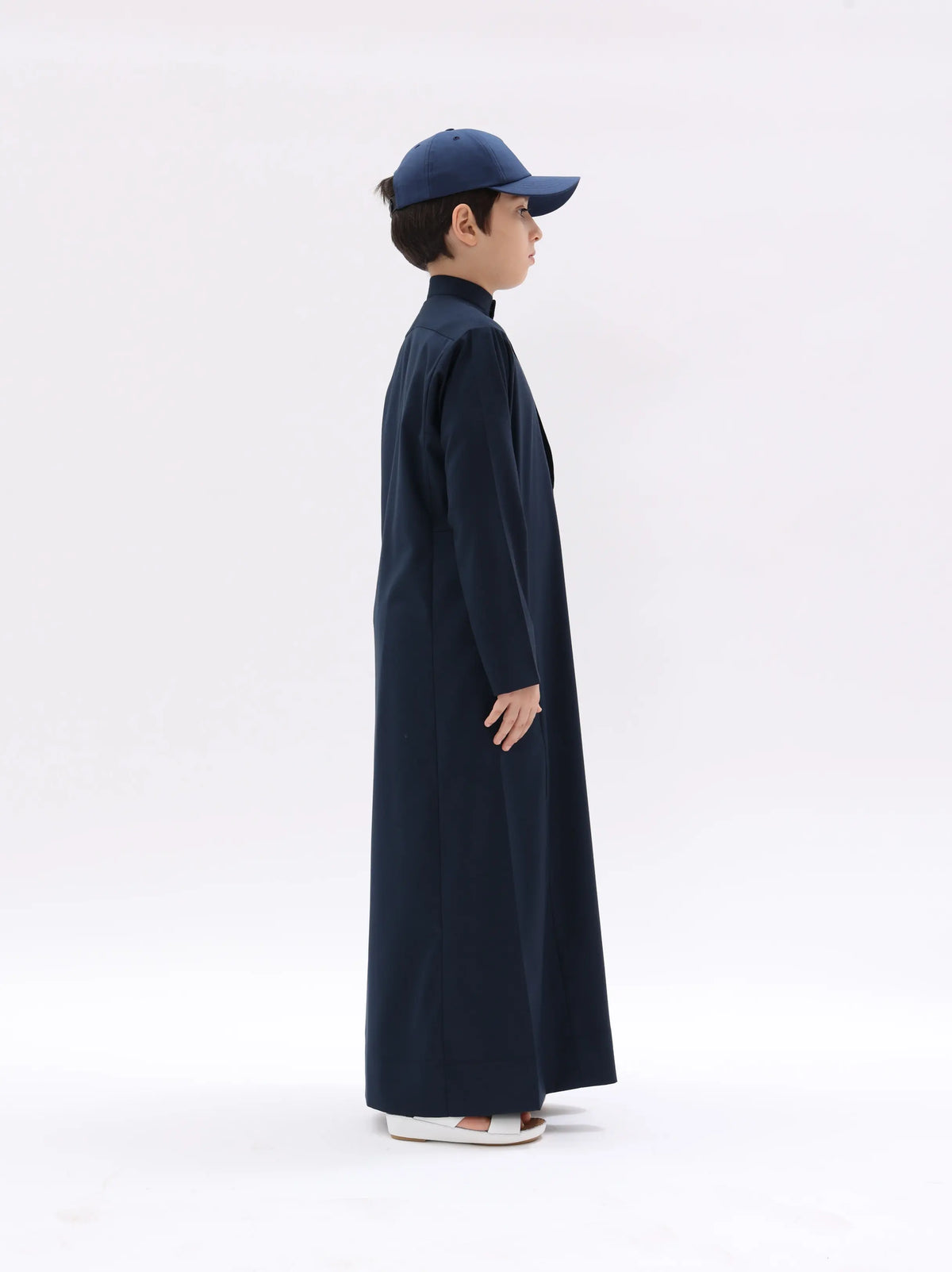 Kids Kuwaiti Style Kandura Navy Blue  