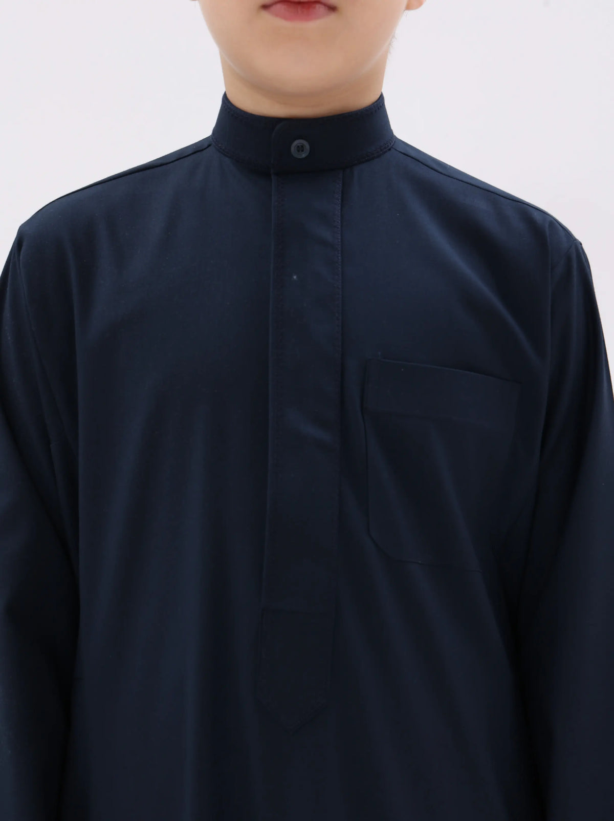 Kuwaiti Style Kids Kandura Navy blue