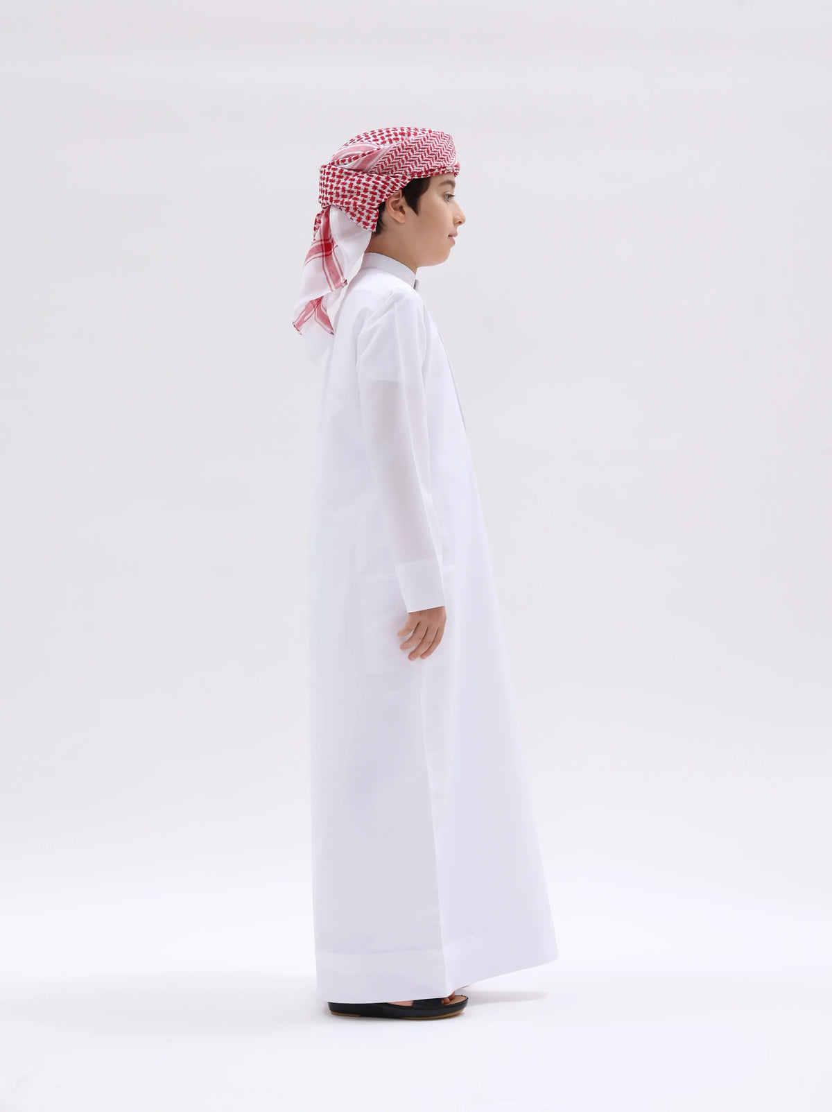 Kids Kuwaiti Style Kandura  White