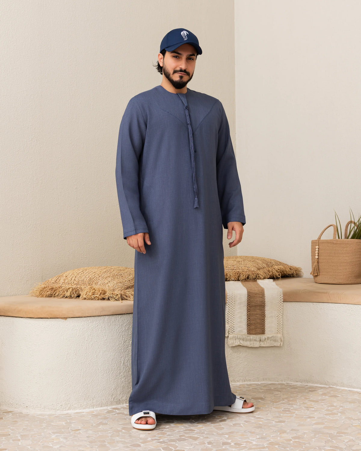 Mens Emirati Style Kandura – Ocean Denim