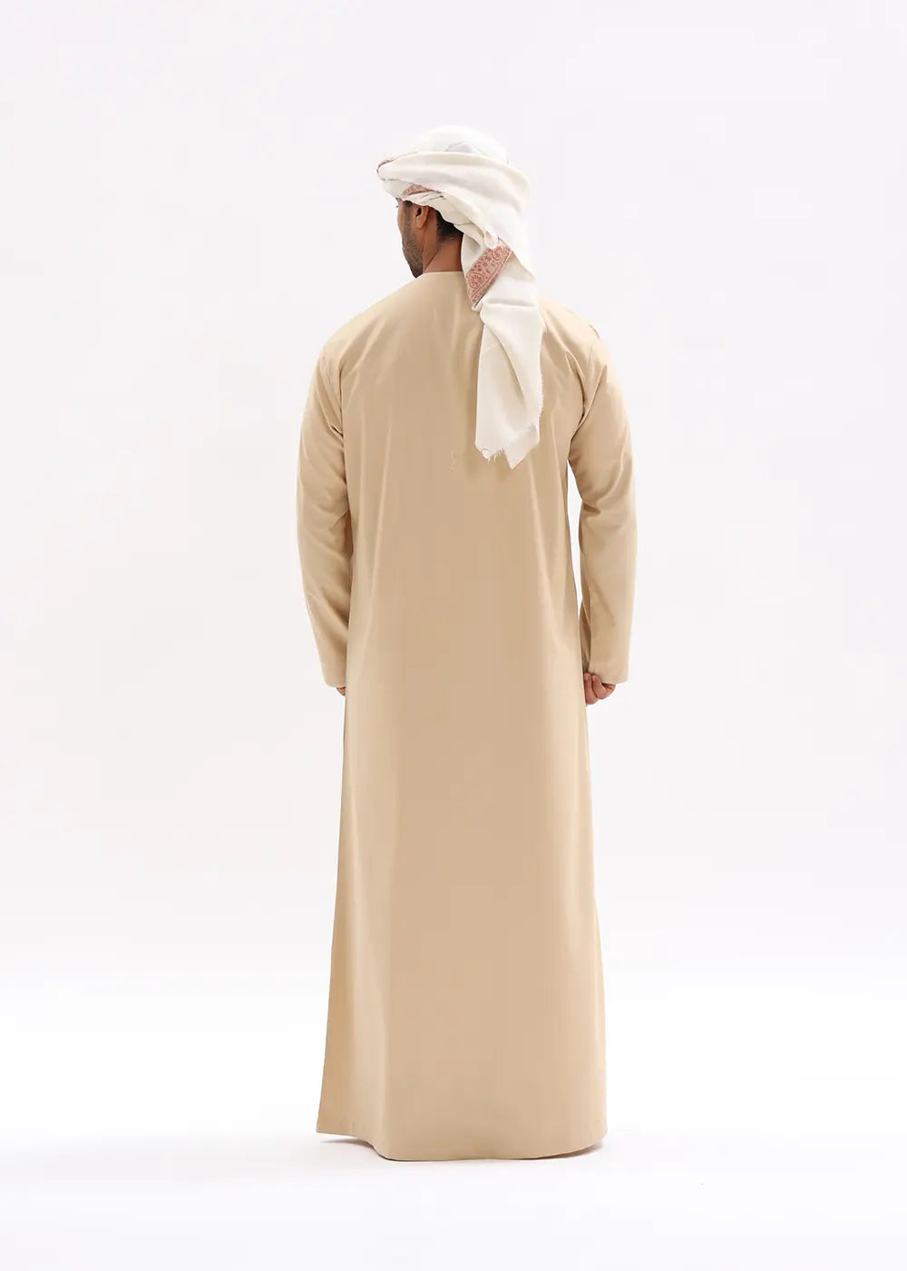Mens Omani Style Kandura Sunset Cream