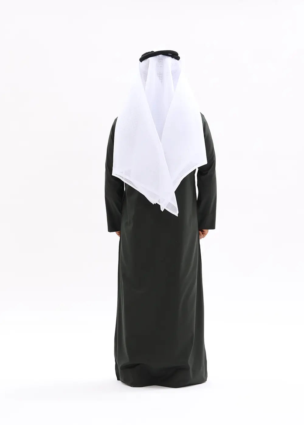 Mens Qatari Style Kandura – Dark Muted Green