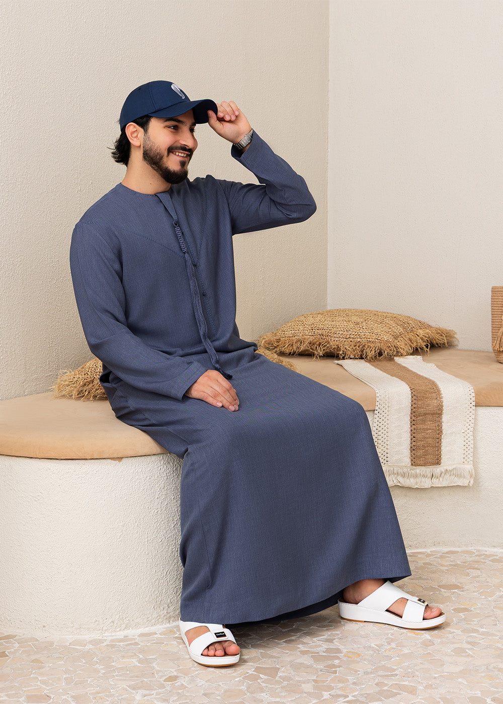 Emirati Style Kandura – Ocean Denim