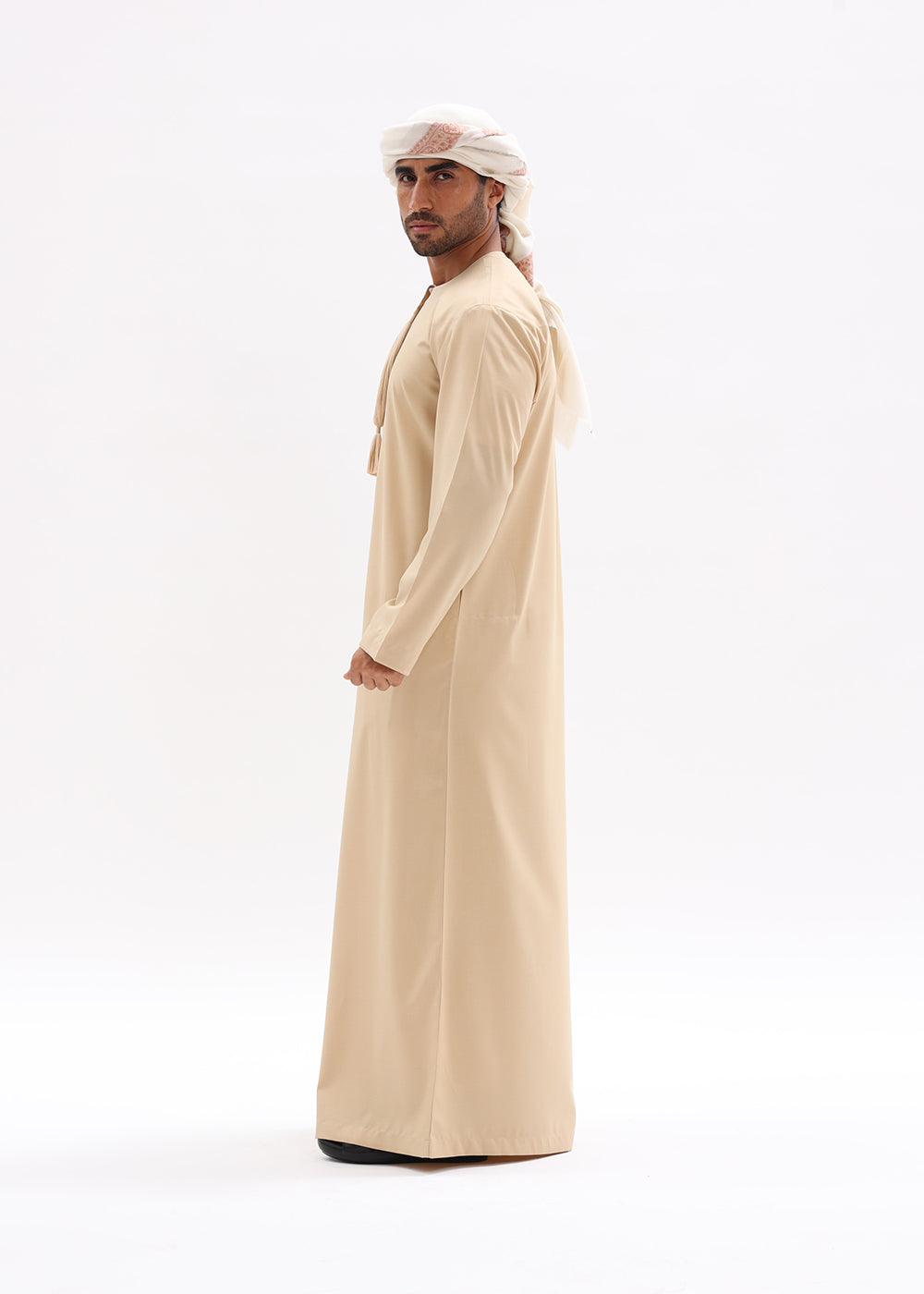 Omani Style Kandura – Sunset Cream