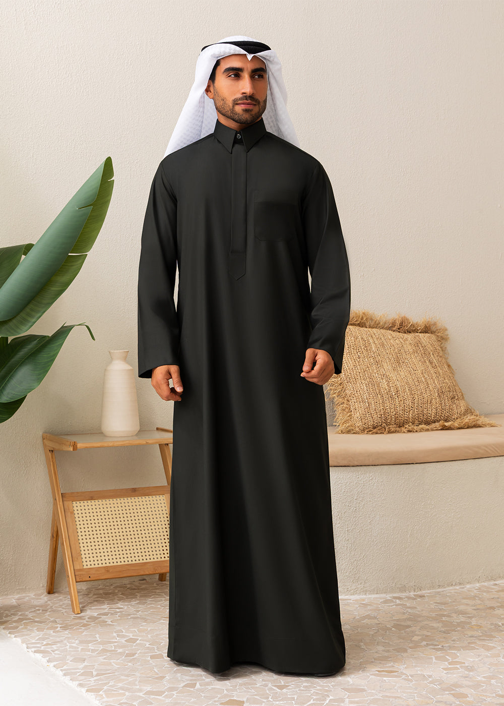 Qatari Kandura – Dark Muted Green